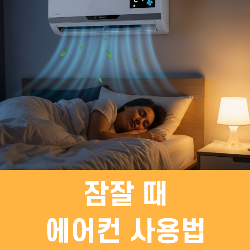 잠잘 때 에어컨 사용법