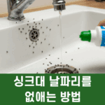 싱크대 날파리를 없애는 방법