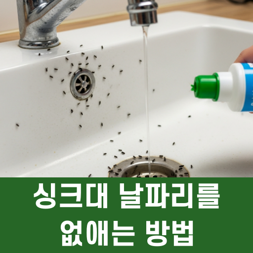 싱크대 날파리를 없애는 방법