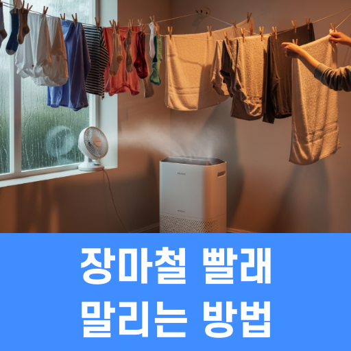 장마철 빨래 말리는 방법
