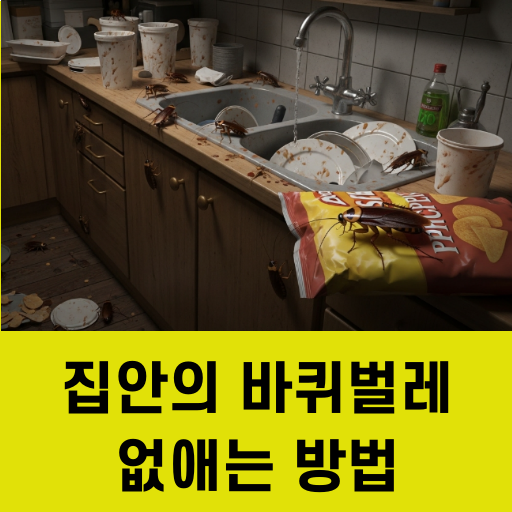 집안의 바퀴벌레 없애는 방법