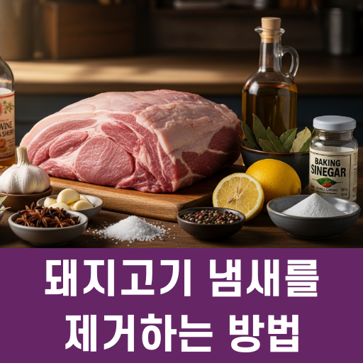 돼지고기 냄새를 제거하는 방법