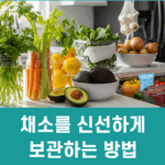 채소를 신선하게 보관하는 방법