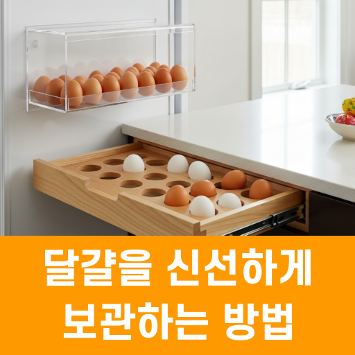 달걀을 신선하게 보관하는 방법