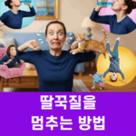 딸꾹질을 멈추는 방법