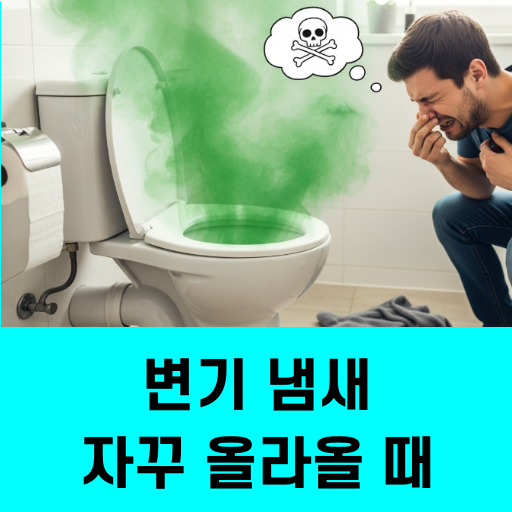 변기 냄새 자꾸 올라올 때