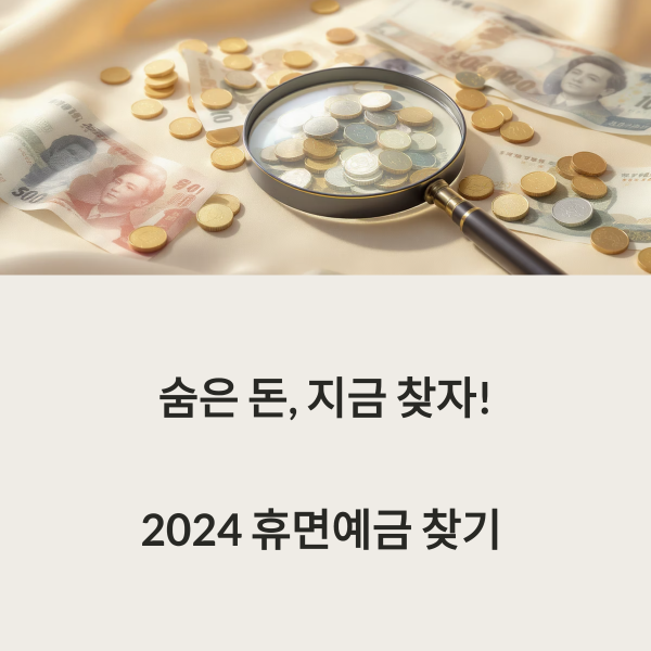 휴면예금 찾기