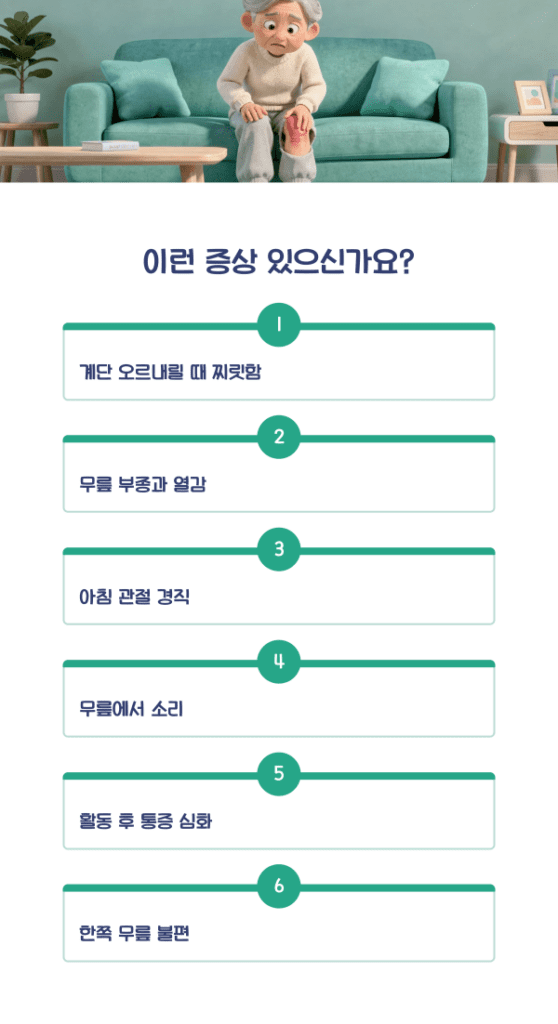 무릎 통증 원인