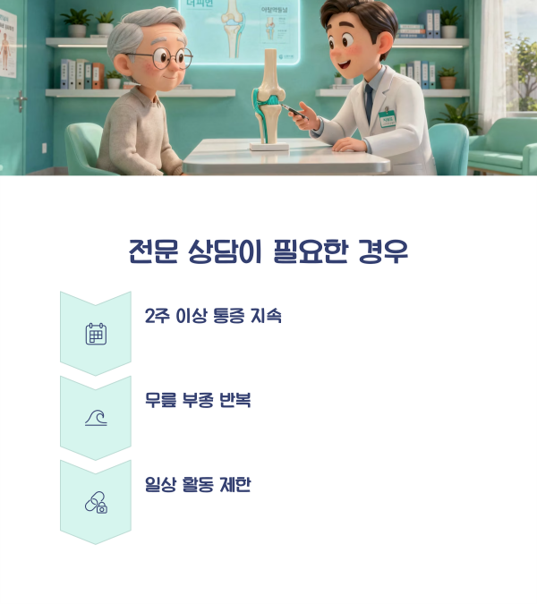 무릎 통증 원인
