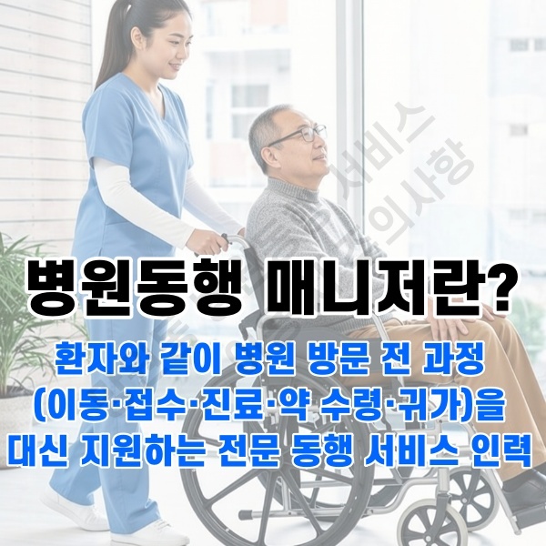 망원동 병원동행 서비스